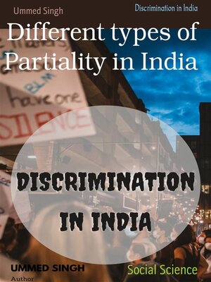 cover image of Discrimination in India